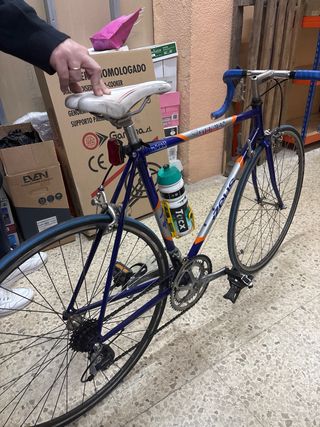 Bicicleta de carretera Zeus azul