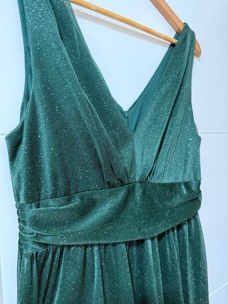 Vestido largo fiesta verde invitada boda