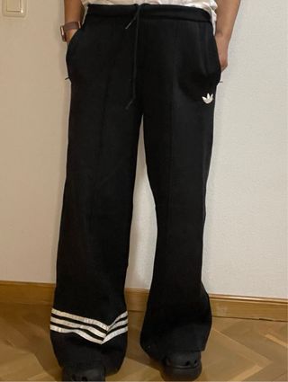 Pantalones Adidas Wide Leg Negros