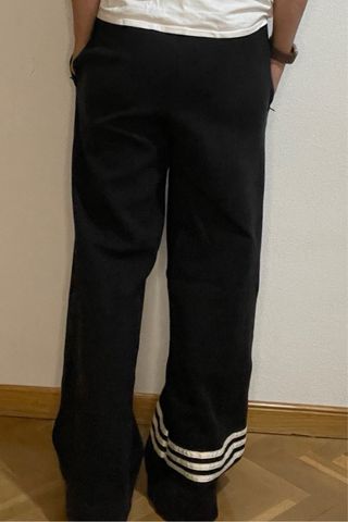 Pantalones Adidas Wide Leg Negros