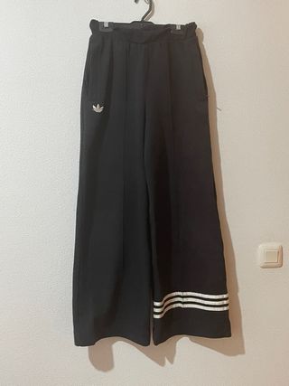 Pantalones Adidas Wide Leg Negros