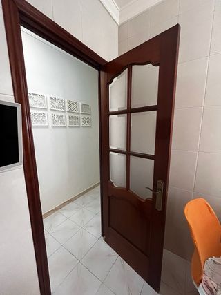 Puertas de madera con cristal