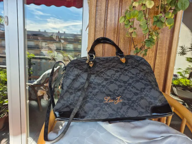 Bolso Liu Jo Negro/Gris Encaje