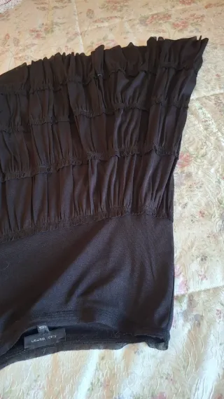 Falda midi Raul Yamamoto Negra Talla M
