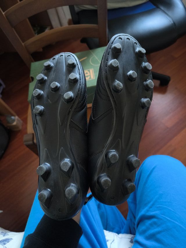 Scarpe calcio Maxel pelle 12 tacchetti