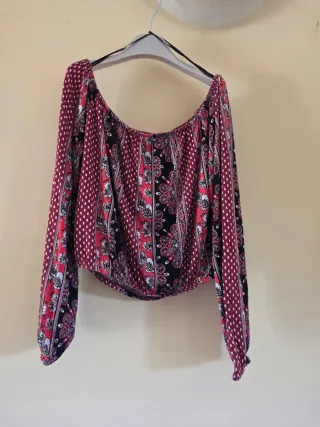 Pantaloni donna vita alta XS S top maniche lunghe