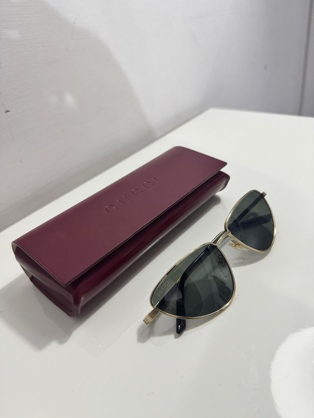 Occhiali da sole Gucci donna argento e grigio