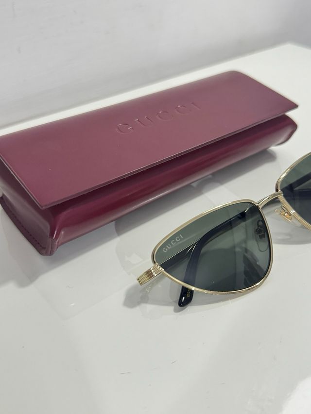 Occhiali da sole Gucci donna argento e grigio