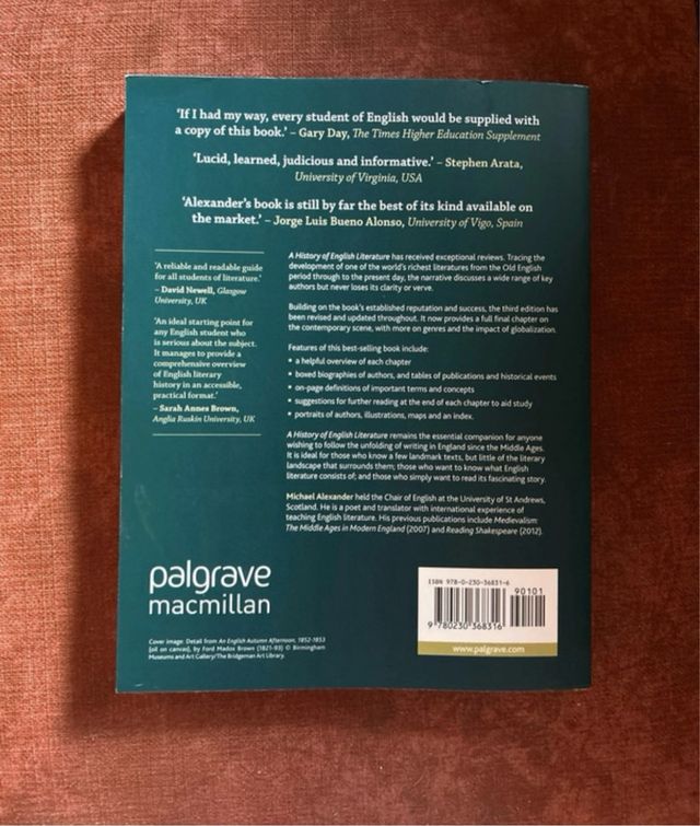 A History of English Literature (Macmillan Foun...