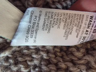 Cardigan maglia donna L XL lungo grigio smanicato