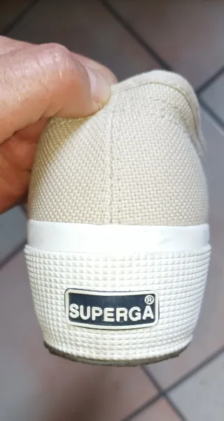 Scarpe Superga Beige Tela