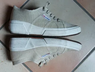 Scarpe Superga Beige Tela