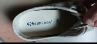 Scarpe Superga Beige Tela