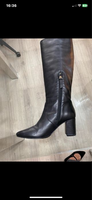 Botas altas Uterqüe negras