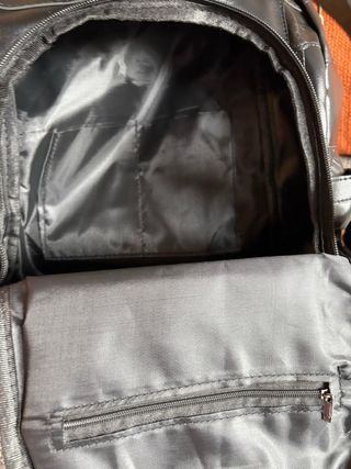 Zaino antifurto similpelle nera