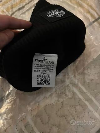 Cappello Stone Island Nero Nuovo