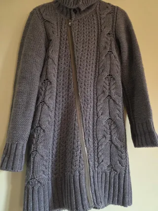 Maglione gilet donna S Diesel con zip collo alto