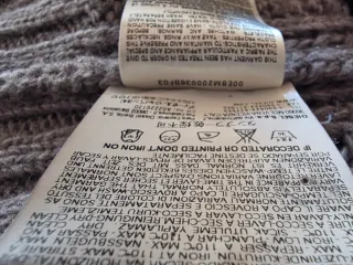 Maglione gilet donna S Diesel con zip collo alto