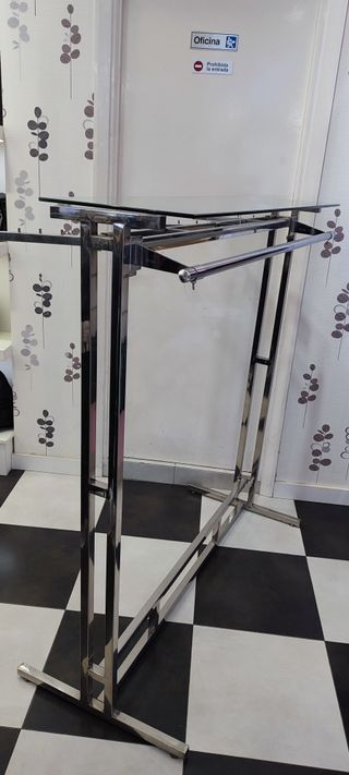 Expositor Ropa Tienda Acero Inoxidable