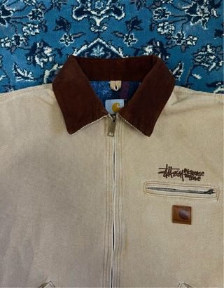 Chaqueta Carhartt x Stüssy Talla XL Beige