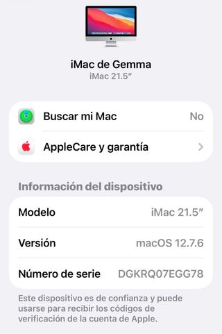 iMac Apple 21.5” plateado con caja original 