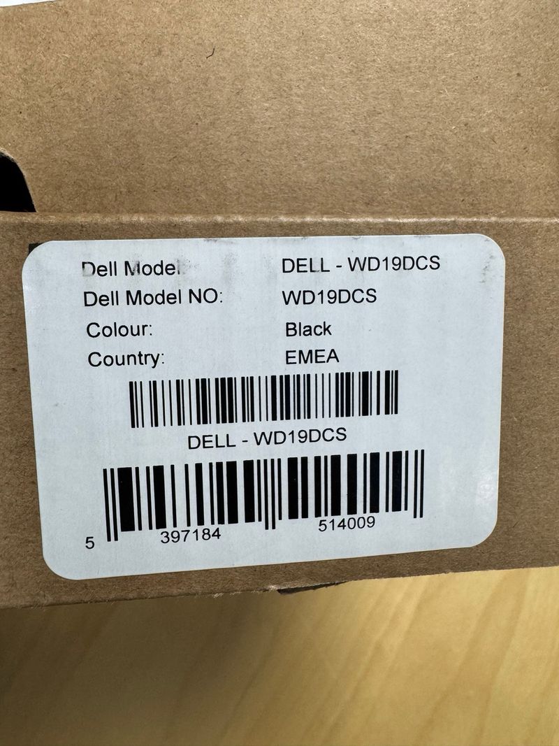 DOCK STATION DELL WD19DCS DOBLE USB-C COMO NUEVA afbeelding 2