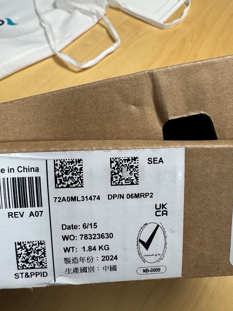 DOCK STATION DELL WD19DCS DOBLE USB-C COMO NUEVA afbeelding 3