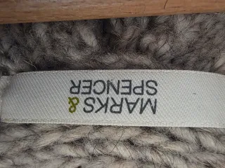 Gilet L XL svasato in maglia donna grigio lavorato