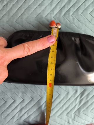 Bolso de mano vintage negro