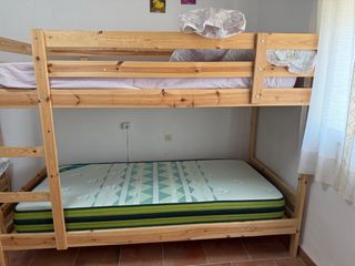 Letti a castello Mydal Ikea con materasso