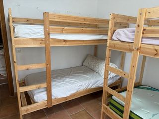 Letti a castello Mydal Ikea con materasso