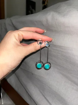 Pendientes largos acero