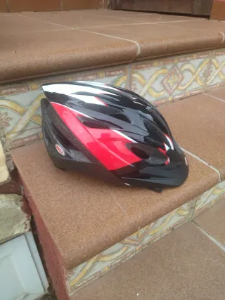Casco Bell Bicicleta Negro/Rojo