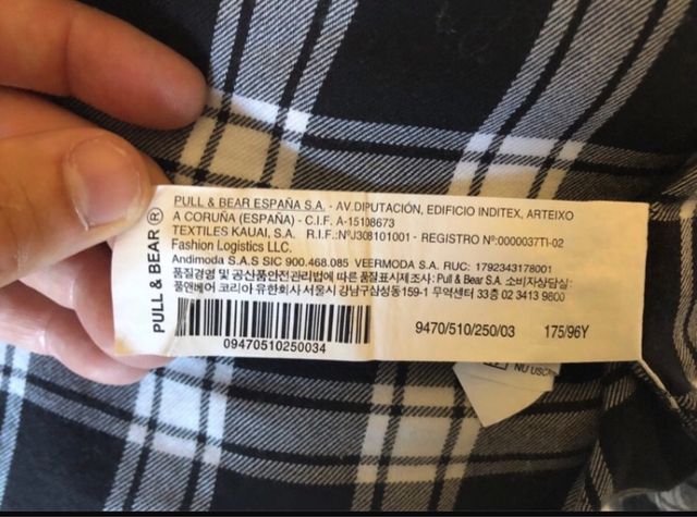 Camisa cuadros Pull&Bear