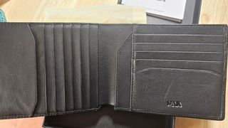 Cartera de piel NAVA negra