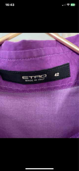 Camisa Etro Talla M Estampada