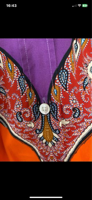 Camisa Etro Talla M Estampada