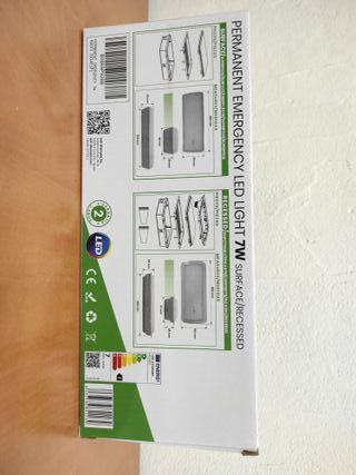 Luz de emergencia LED 7W