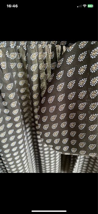 Camisa Michael Kors azul y gris