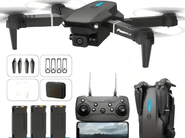 Dron con Cámara 4K Negro