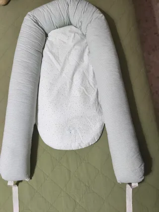 Cojín de colecho a rayas