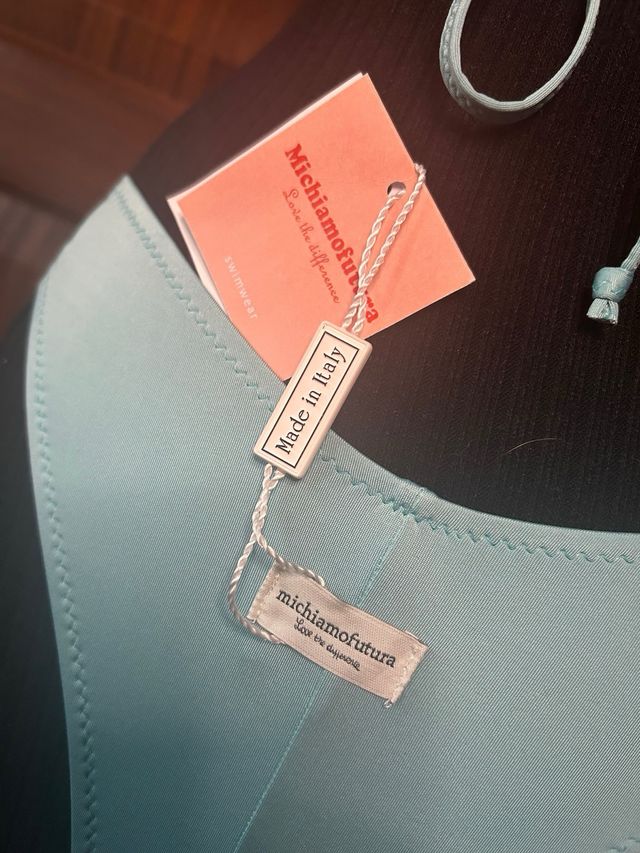 Bikini turchese e argentato