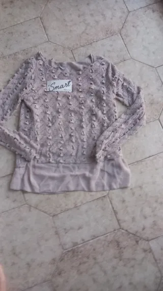 Maglia Smart donna beige taglia unica