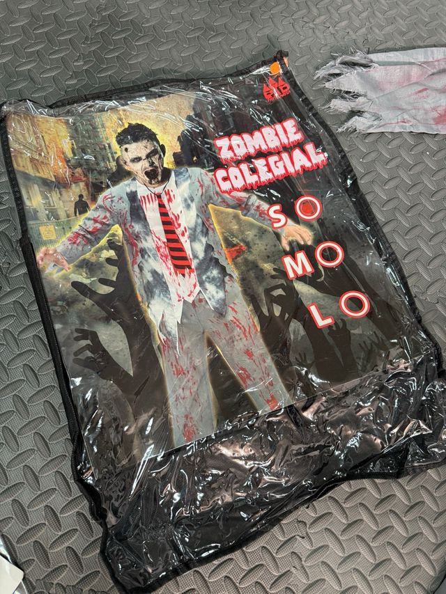 Disfraz Halloween Zombie Colegial 10,12 años