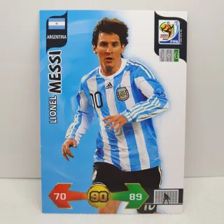 ⚽️ CROMO DE FUTBOL MESSI MUNDIAL SUDAFRICA 2010 ⚽️