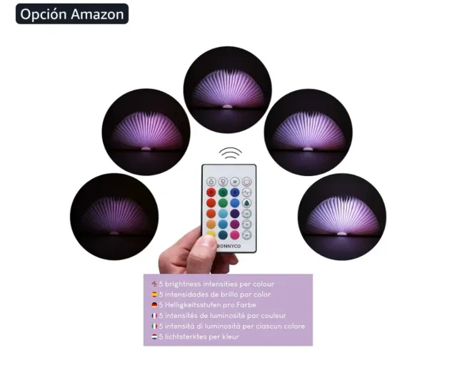 Lámpara Libro Bonnyco LED