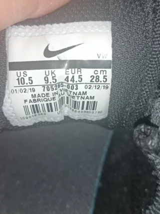 Zapatillas Nike SB Negras Marrones Talla 44.5