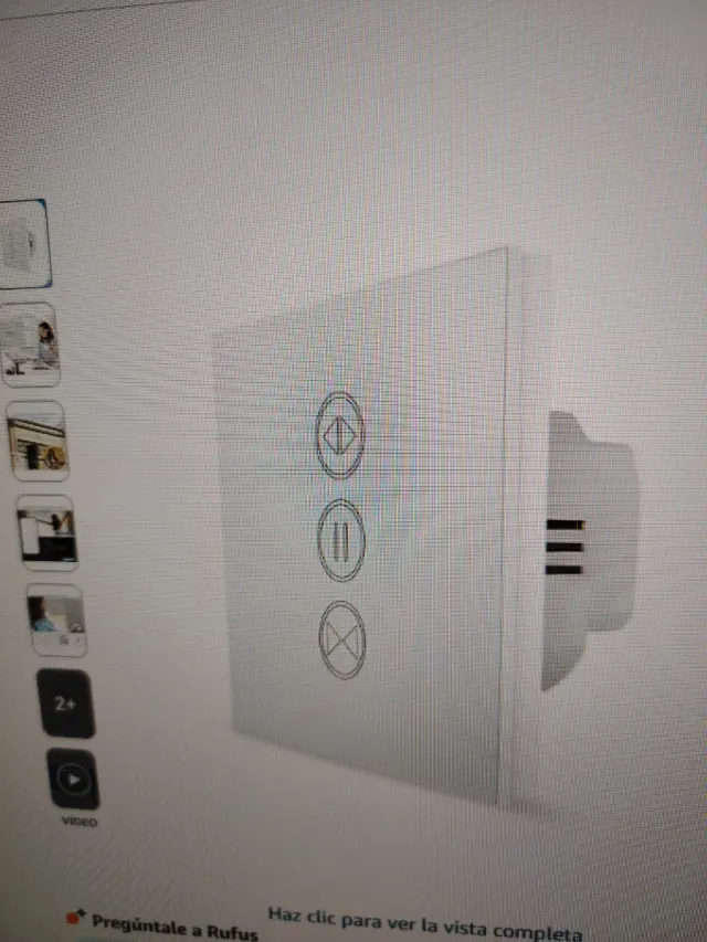 Interruptor persianas Loratap Wifi Blanco