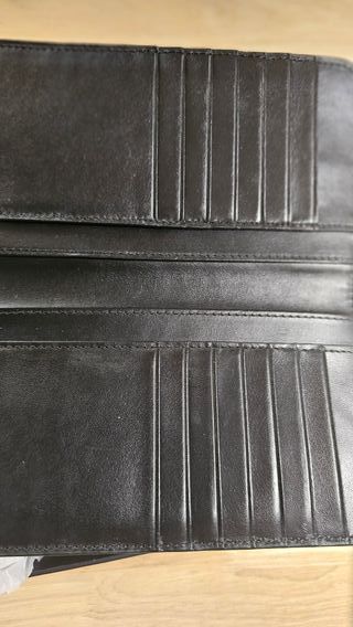 Cartera NAVA Piel Multitarjetas Negra