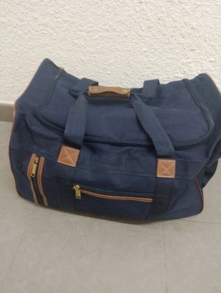Conjunto de maletas de viaje Venca azul y marrón